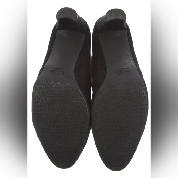 STUART WEITZMAN  Black Suede Highland Over the Knee Thigh Boot Size 10 Medium - Picture 4 of 10